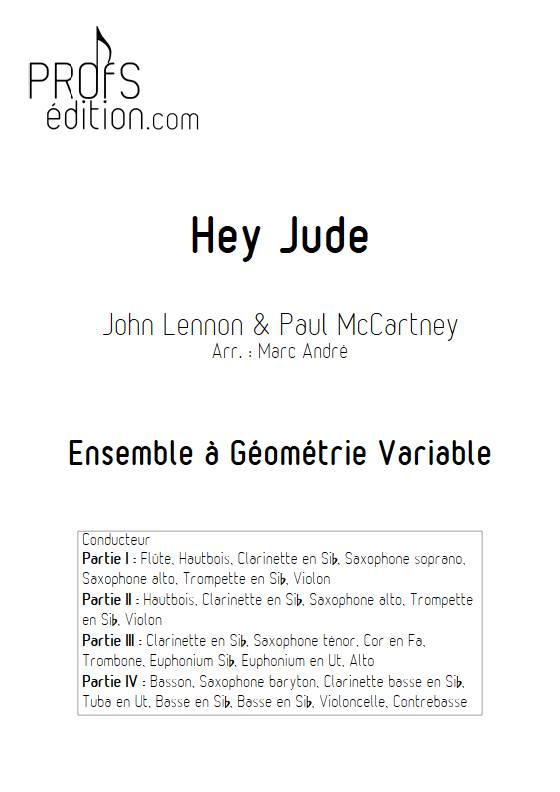 Hey Jude - Ensemble Variable - MCCARTNEY P. - front page