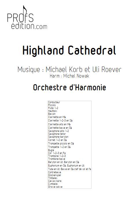 Highland Cathedral - Orchestre d'Harmonie - ROEVER U. - front page