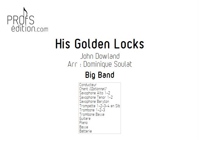His Golden locks - Big Band - SOULAT D. - front page