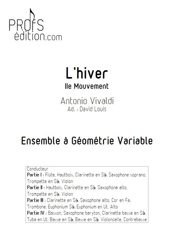 Hiver (les 4 saisons) - Ensemble Variable - VIVALDI A. - front page
