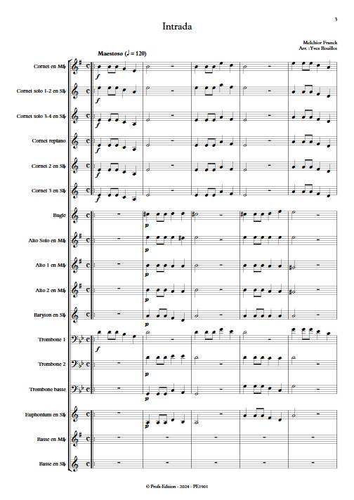 Intrada - Brass Band - FRANCK M. - app.scorescoreTitle