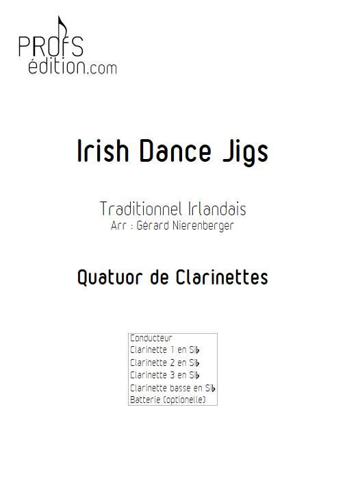 Irish Dance Jigs - Quatuor de Clarinettes - TRADITIONNEL IRLANDAIS - front page