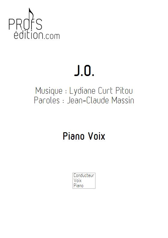 J.O. - Piano Voix - CURT PITOU L. - front page