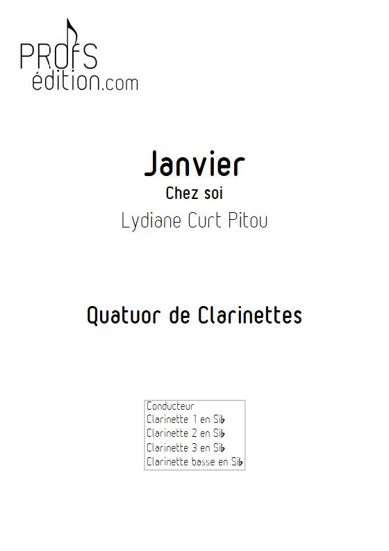 Janvier - Chez soi - Quatuor de Clarinettes - CURT PITOU L. - front page