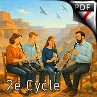 Juin - Grand Canyon - Quatuor de Clarinettes - CURT PITOU L.