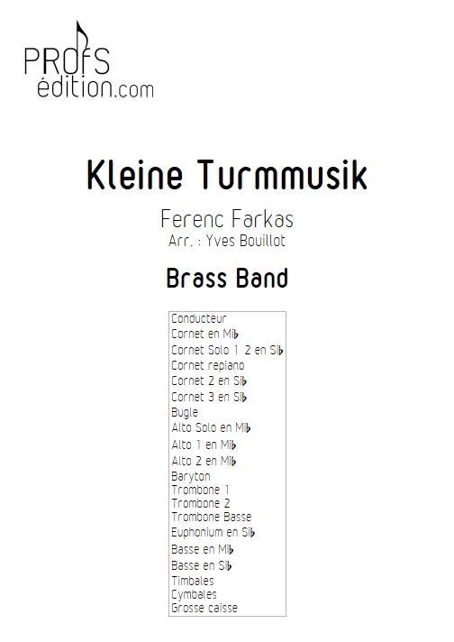 Kleine Turmmusik - Brass Band - FARKAS F. - front page
