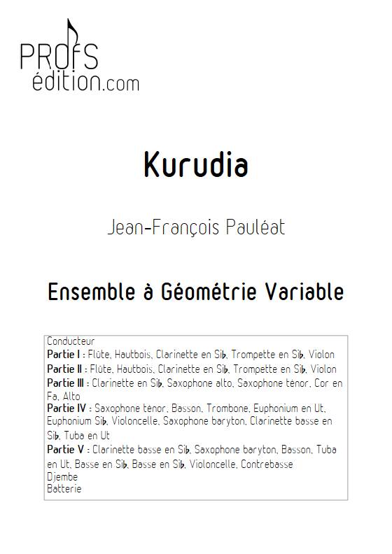 Kurudia - Ensemble Variable - PAULEAT J. F. - front page