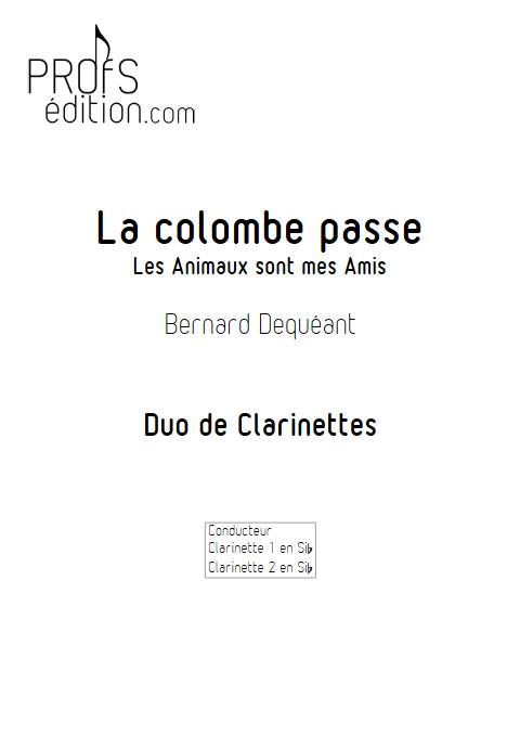 La colombe passe - Duo de Clarinettes - DEQUEANT B. - front page
