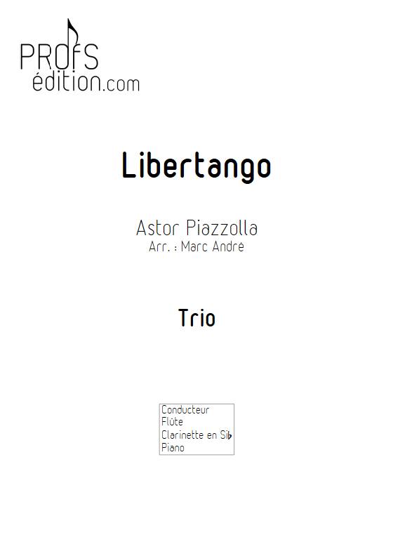 Libertango - Trio - PIAZZOLLA A. - front page