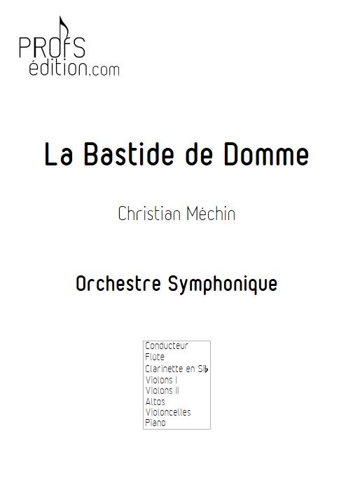 La Bastide de Domme - Orchestre symphonique - MECHIN C. - front page