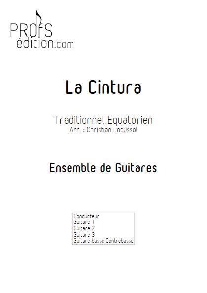 La Cintura - Ensemble de Guitares - TRADITIONNEL EQUATORIEN - front page