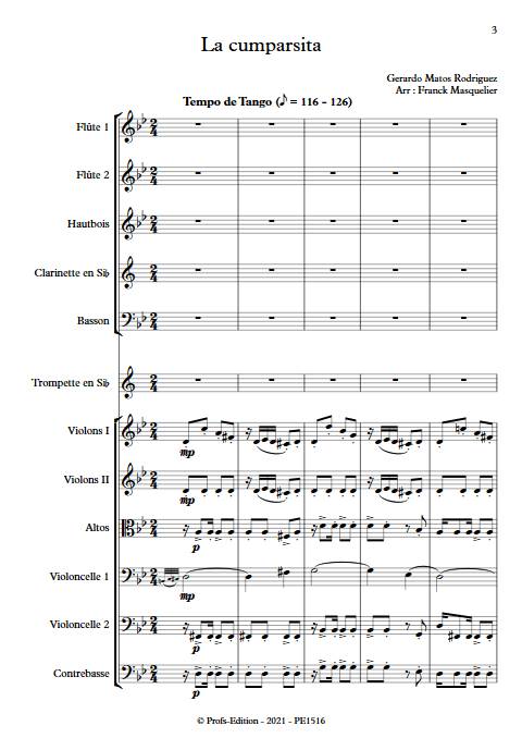 La Cumparsita - Orchestre Symphonique - RODRIGUEZ G. M. - app.scorescoreTitle