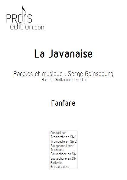 La Javanaise - Fanfare - GAINSBOURG S. - front page