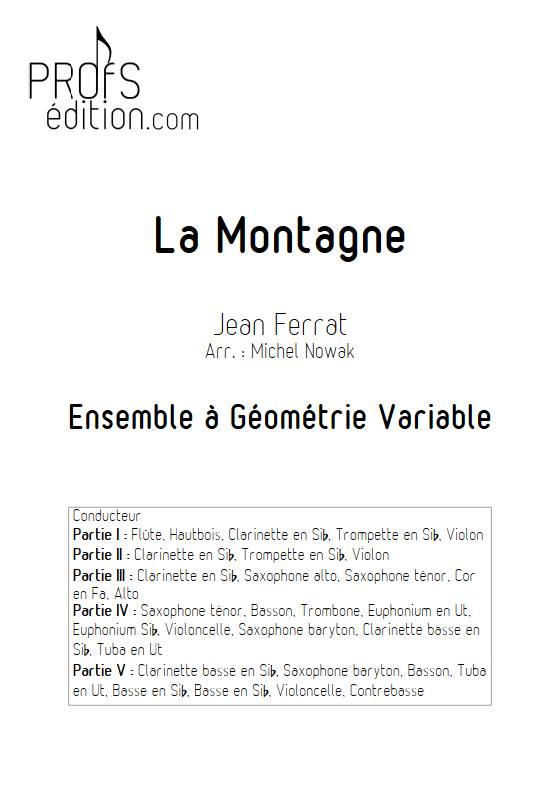 La Montagne - Ensemble Variable - FERRAT J. - front page