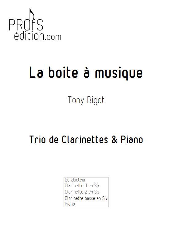 La boite à musique - Trio de clarinettes & Piano - BIGOT T. - front page