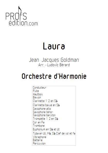 Laura - Orchestre d'Harmonie - GOLDMAN J. J. - front page