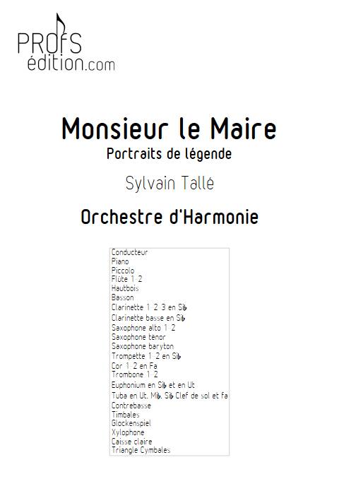 Le Maire - Orchestre d'harmonie - TALLE S. - front page