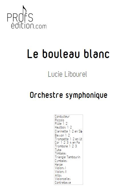 Le bouleau blanc - Orchestre Symphonique - LIBOUREL L. - front page