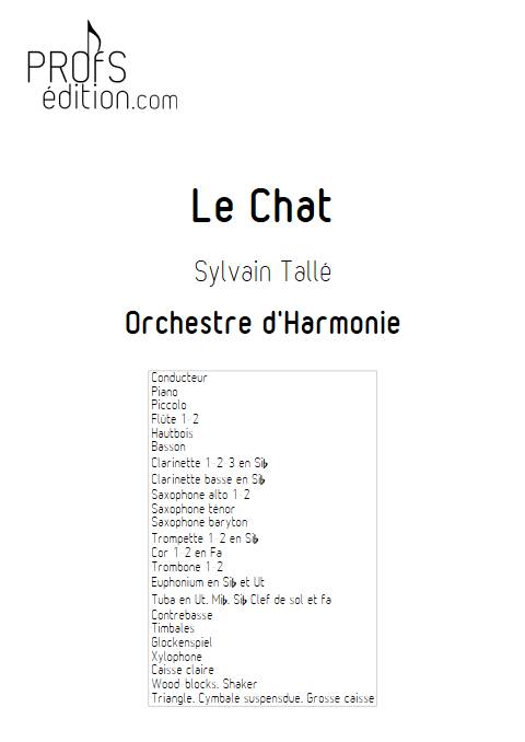 Le chat - Orchestre d'harmonie - TALLE S. - front page