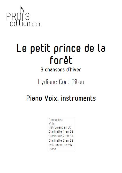 Le petit prince de la forêt - Piano Voix Instrument - CURT PITOU L. - front page