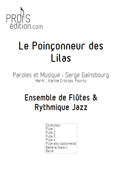 Le poinçonneur des Lilas - Quatuor de Flûtes - GAINSBOURG S. - front page