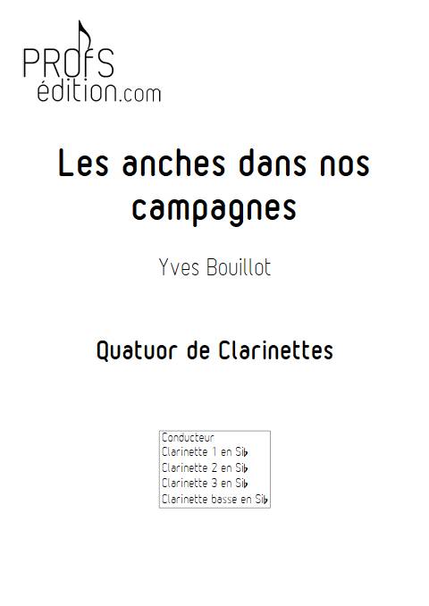 Les anches dans nos campagnes - Quatuor de Clarinettes - BOUILLOT Y. - front page