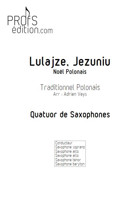 Lulajze, Jezuniu - Quatuor de Saxophones - TRADITIONNEL POLONAIS - front page