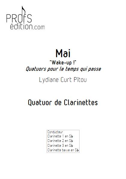 Mai - Wake Up - Quatuor de Clarinettes - CURT PITOU L. - front page
