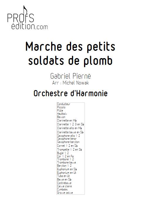 Marche des petits soldats de plomb - Orchestre d'Harmonie - PIERNE G. - front page
