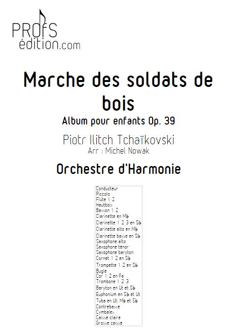 Marche des soldats de bois - Orchestre d'Harmonie - TCHAIKOVSKI P. I. - front page