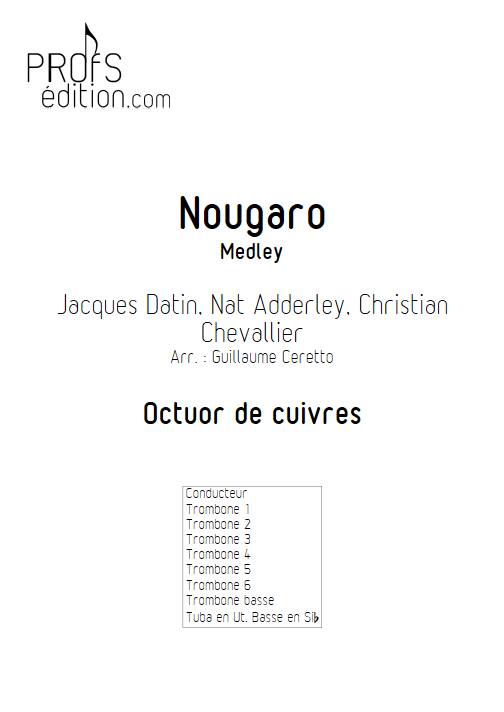 Medley Nougaro - Octuor de cuivres - CERETTO G. - front page
