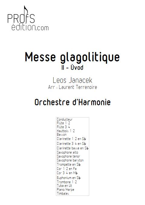 Messe glagolitique - Orchestre d'Harmonie - JANACEK L. - front page