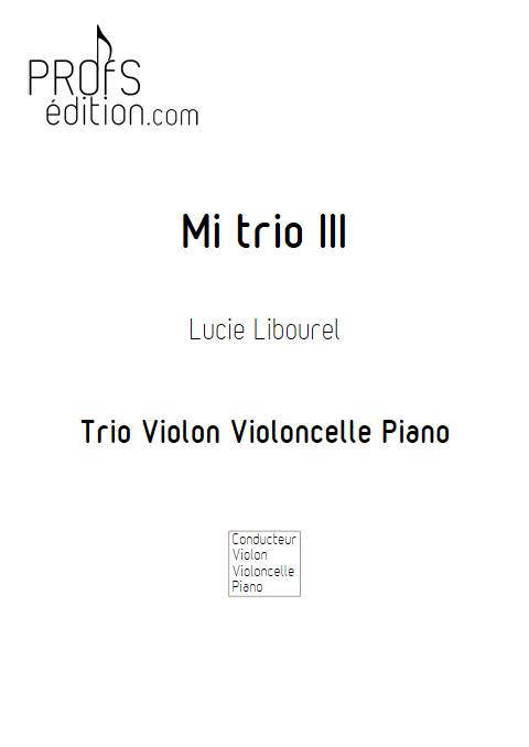 Mi Trio III - Trio cordes - LIBOUREL L. - front page