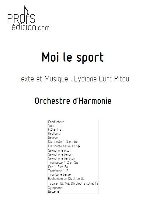 Moi le sport - orchestre d'harmonie - CURT PITOU L. - front page