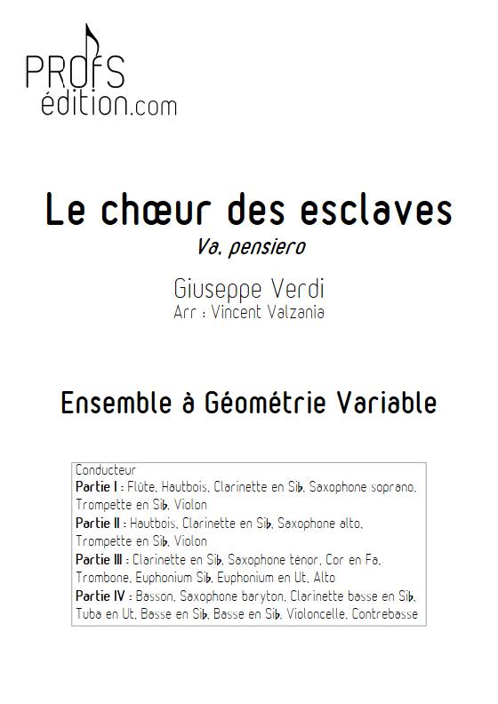 Nabucco - Ensemble Variable - VERGI G. - front page