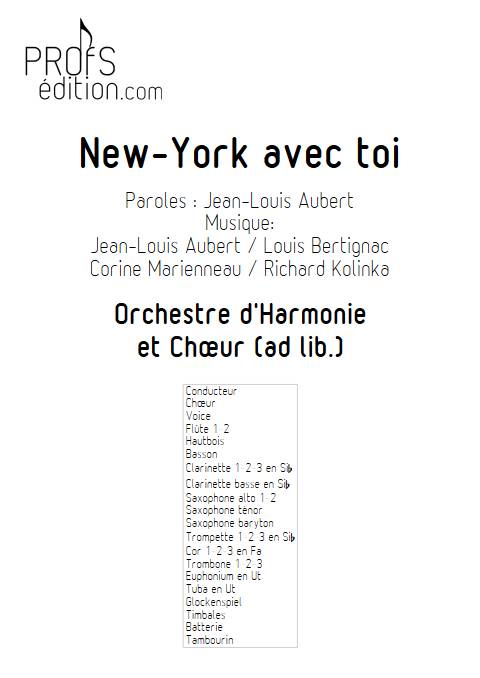 New-York avec toi - Orchestre d'Harmonie - TELEPHONE - front page