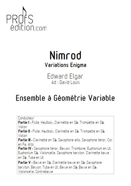 Nimrod - Ensemble Variable - ELGAR E. - front page