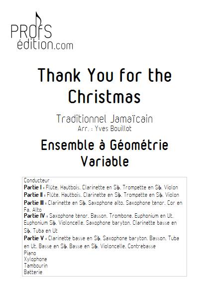 Thank You for the Christmas - Ensemble Variable - TRADITIONNEL JAMAICAIN - front page