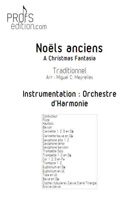Noëls anciens - Orchestre d'Harmonie - TRADITIONNEL - front page
