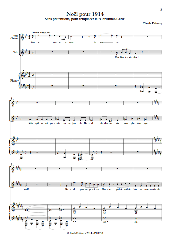 Noël pour 1914 - Trio - DEBUSSY C. - app.scorescoreTitle
