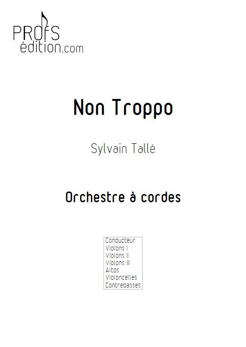 Non Troppo - Orchestre à Cordes - TALLE S. - front page