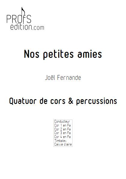 Nos petites amies - Quatuor de cors - FERNANDE J. - front page