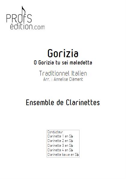 O Gorizia - Quintette de clarinettes - TRADITIONNEL ITALIEN - front page