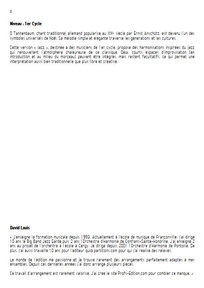 O Tannenbaum - Ensemble Variable - ANSCHUTZ E. - Educationnal sheet