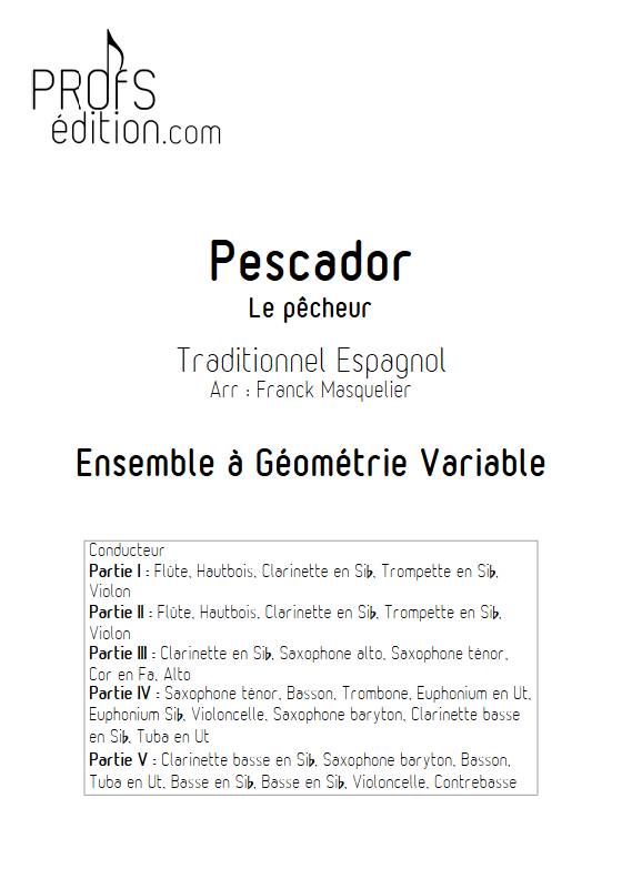Pescador - Ensemble Variable - TRADITIONNEL ESPAGNOL - front page