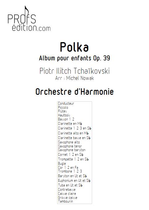 Polka - Orchestre d'Harmonie - TCHAIKOVSKI P. I. - front page
