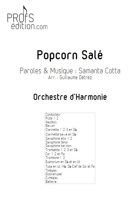 Popcorn Salé - Orchestre d'harmonie - COTTA S. - front page