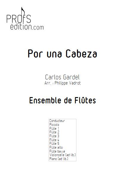 Por Una Cabeza - Ensemble de Flûtes - GARDEL C. - front page