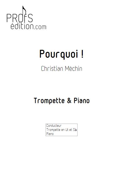 Pourquoi ! - Trompette & Piano - MECHIN C. - front page