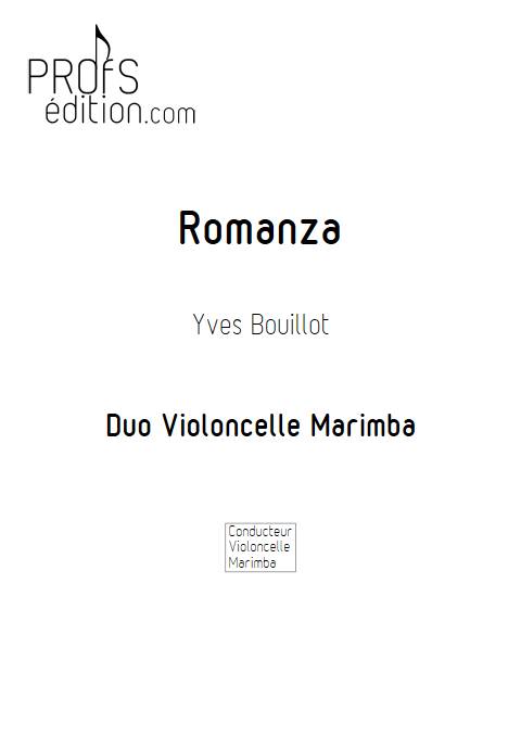 Romanza - Duo Violoncelle Marimba - BOUILLOT Y. - front page